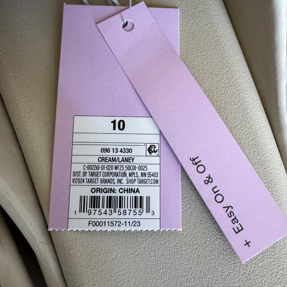 NEW Wild Fable Womens Laney EVA Platform Sandals - Cream - Size 10 - Picture 4 of 5